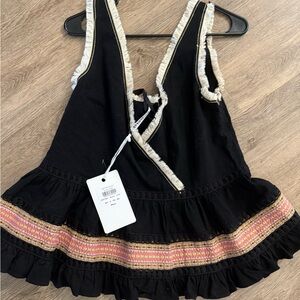 Black and Pink Women's dress tank